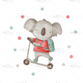 Bügelbild Koala Cruiser Medium