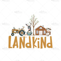 Bügelbild Landkind (Ernie) Medium