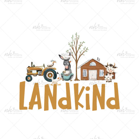 Bügelbild Landkind (Ernie) Medium