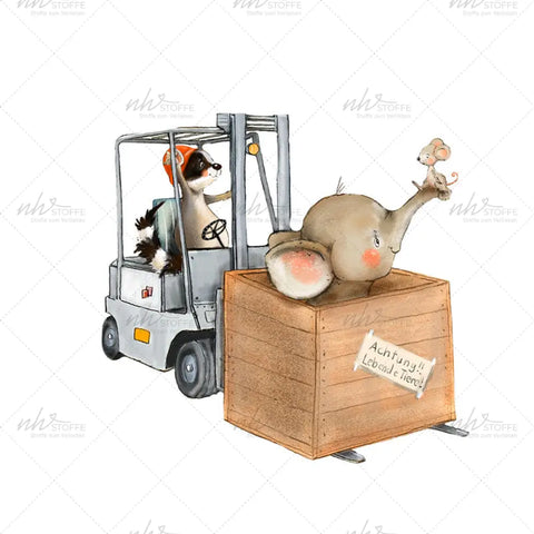 Bügelbild Lebende Ladung Medium