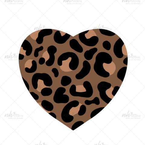 Bügelbild Leo Heart MAXI