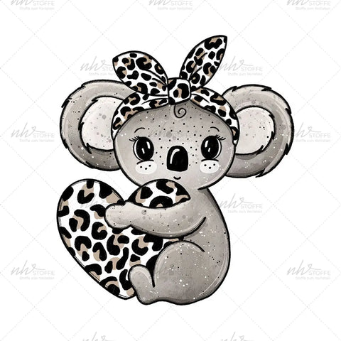 Bügelbild Leo Koala Medium