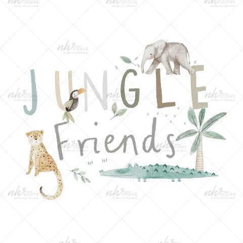 Bügelbild Leo´s Jungle Medium