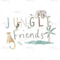 Bügelbild Leo´s Jungle Medium