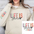 Bügelbild Life is short make it Sweet MAXI PLUS
