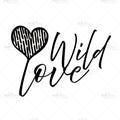 Bügelbild Love Wild MAXI
