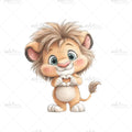 Bügelbild Loved Lion Medium