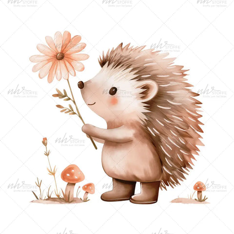 Bügelbild Lovely Hedgehog MAXI