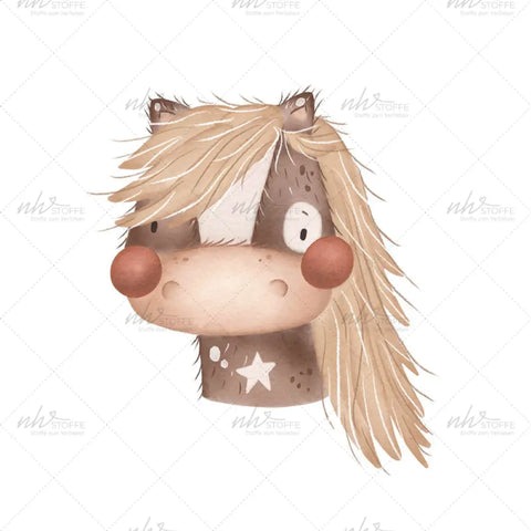 Bügelbild Lucky Pony Medium