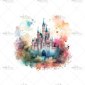 Bügelbild Märchenschloss Medium