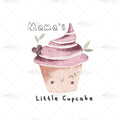 Bügelbild Mamas little Cupcake Medium