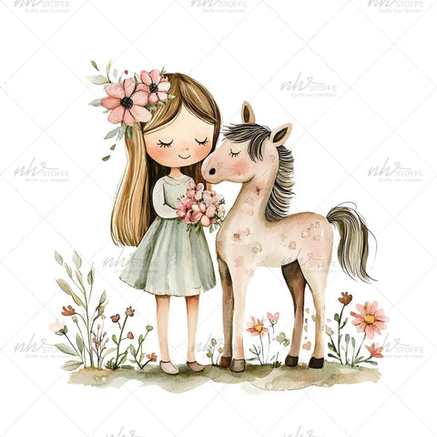 Bügelbild Marie & Lotte Medium