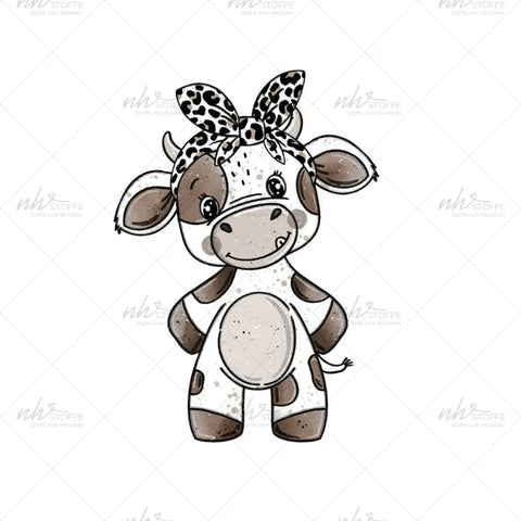 Bügelbild Moo Girl Medium