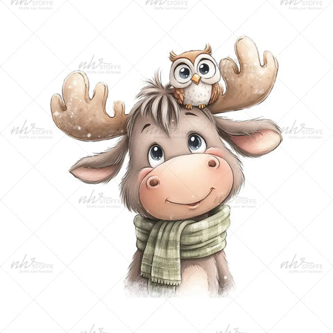 Bügelbild Moose Moments Medium