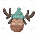 Bügelbild Mooseberry Medium