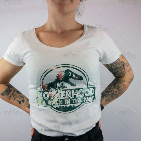 Bügelbild Motherhood is a Walk in the Park MAXI PLUS