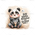 Bügelbild Motivation wird geladen Medium
