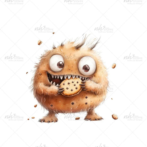 Bügelbild Mr. Cookie Medium