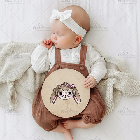 Bügelbild Nerdie Hase MINI