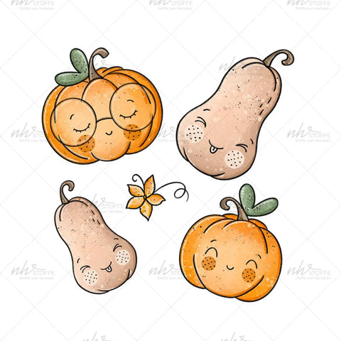 Bügelbild Nerdie Pumpkin Medium