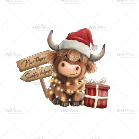 Bügelbild Northpole Buffalo Medium