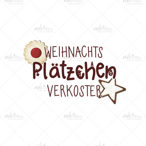 Bügelbild Plätzchenverkoster MAXI
