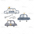 Bügelbild Police Cars Medium