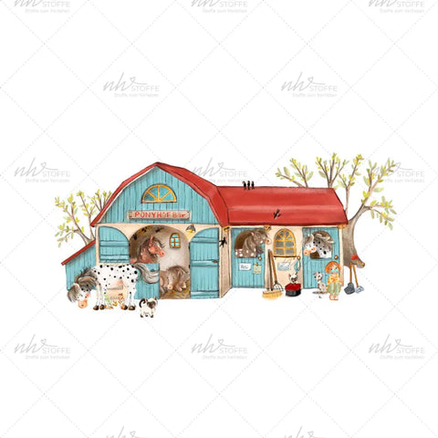 Bügelbild Ponyhof Bär Maxi