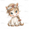 Bügelbild Ponyline Medium