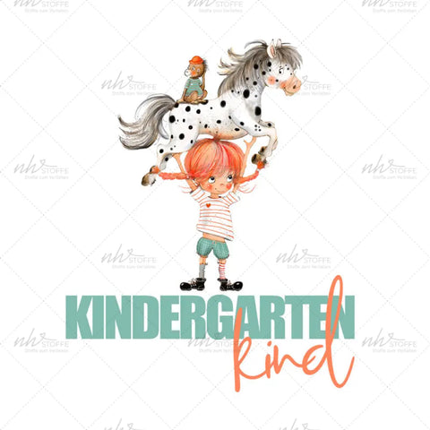 Bügelbild Püppi das stärkste Kindergartenkind Medium