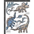 Bügelbild Robodinos SET