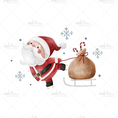 Bügelbild Santa Delivery Medium