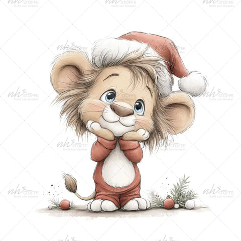 Bügelbild Savannenweihnacht Medium