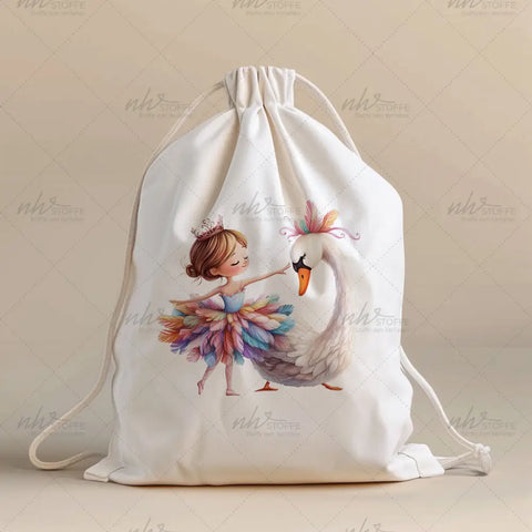 Bügelbild Schwanenballerina Medium