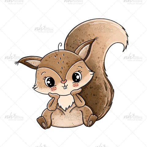 Bügelbild Squirrel Love MAXI