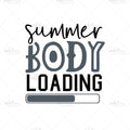 Bügelbild Summer Body loading Maxi
