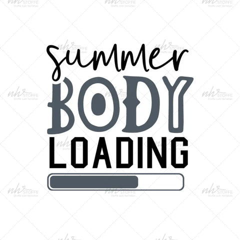 Bügelbild Summer Body loading Maxi