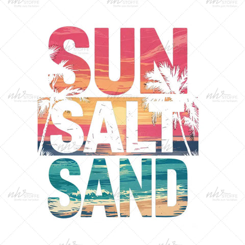 Bügelbild Sun Salt and Sand MAXI PLUS