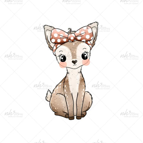 Bügelbild Sweet Bambi Medium