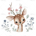 Bügelbild Sweet Fawn Medium