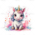 Bügelbild Sweet little Unicorn Medium