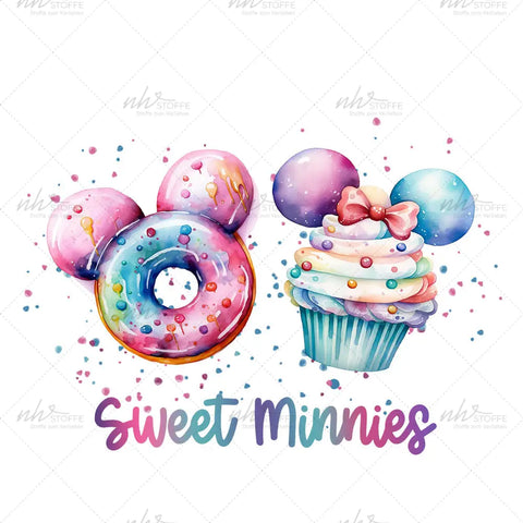 Bügelbild Sweet Minnies Medium