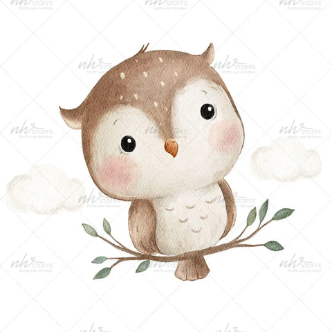 Bügelbild Sweet Owl Medium