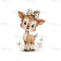 Bügelbild Sweety Deer Maxi