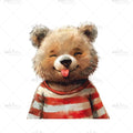 Bügelbild Teddybär Ted Medium