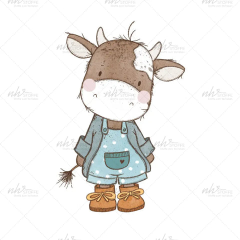 Bügelbild Tiny Moo Medium