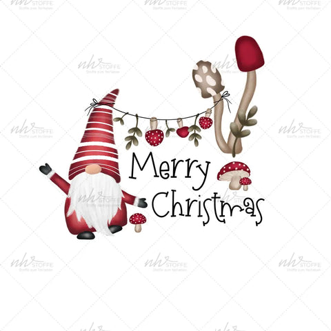 Bügelbild Tomte (Merry Christmas) Medium