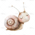 Bügelbild Traumschnecke Medium