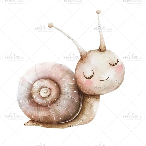 Bügelbild Traumschnecke Medium
