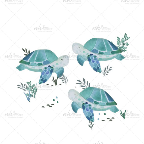 Bügelbild Turtle Tide Medium